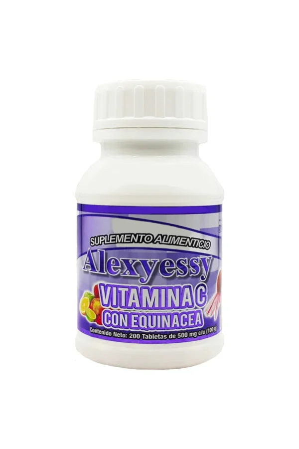 ALEXJESSY TBS. VITAMINA C CON EQUINACEA C/200