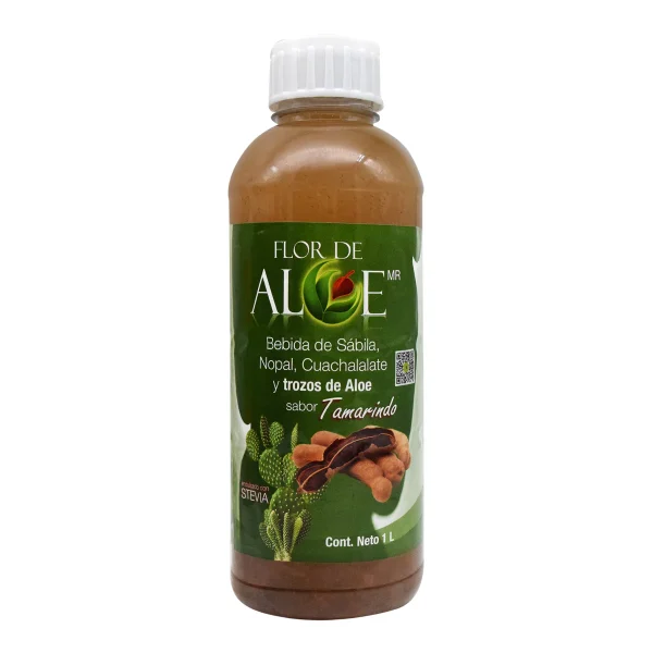 Bebida De Sábila Nopal Y Cuachalalate Sab Tamarindo 1 L