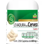 CAPLETAS LEVADURA DE CERVEZA C/250
