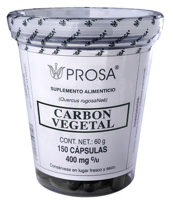 CAPS. CARBON VEGETAL C/150