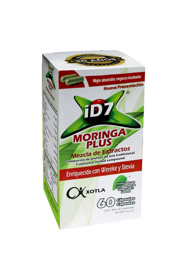 CAPS. ID7 MORINGA PLUS C/60
