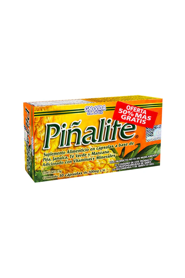 CAPS. PIÑALIFE C/30+ 50% EN PRODUCTO GRATIS