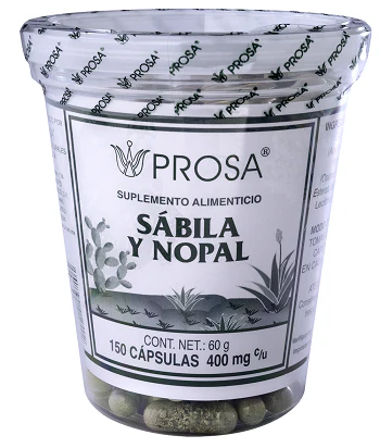 CAPS. SÁBILA Y NOPAL C/150