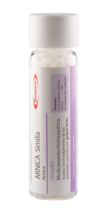 CHOCHOS DE ARNICA SIMILIA globulos medicamento homeopatico. c/175