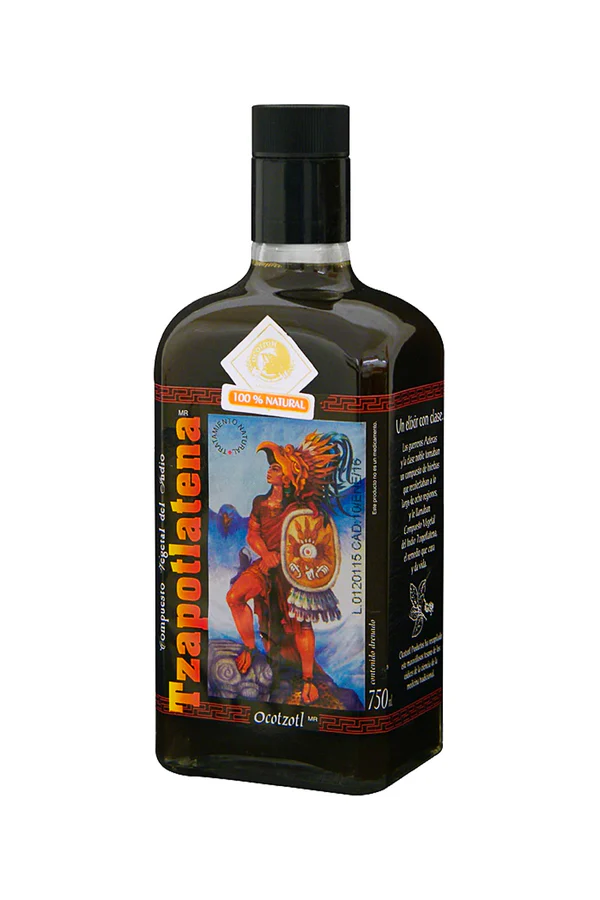 COMPUESTO VEGETAL DEL INDIO TZAPOTLATENA 750ML AZUL