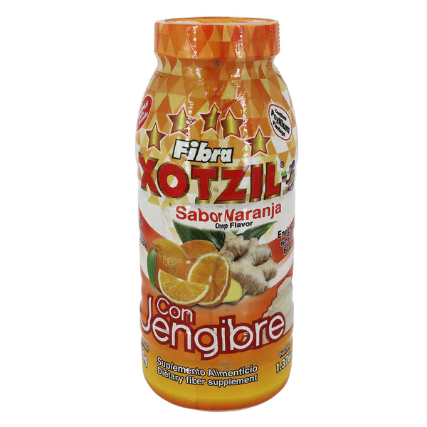 FIBRA XOTZIL SABOR NARANJA CON JENGIBRE C/620 GR. 1X24