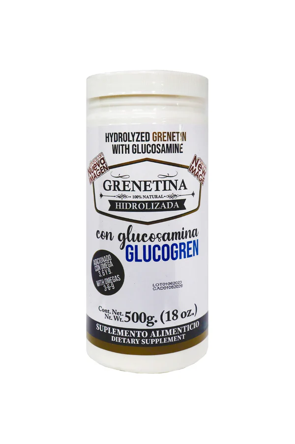 GRENETINA HIDROLIZADA C-GLUCOSAMINA 500 G