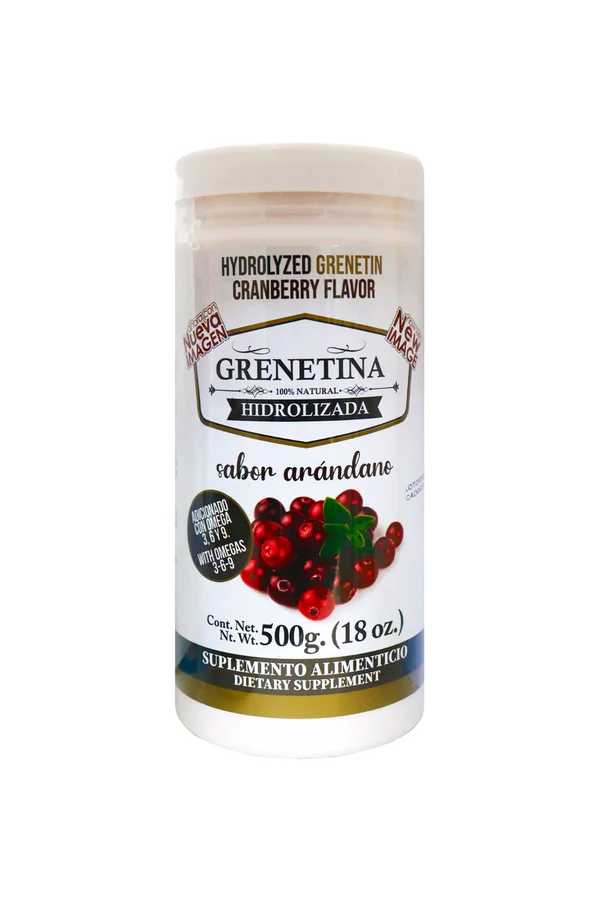 GRENETINA HIDROLIZADA SABOR ARANDANO 500 GRS
