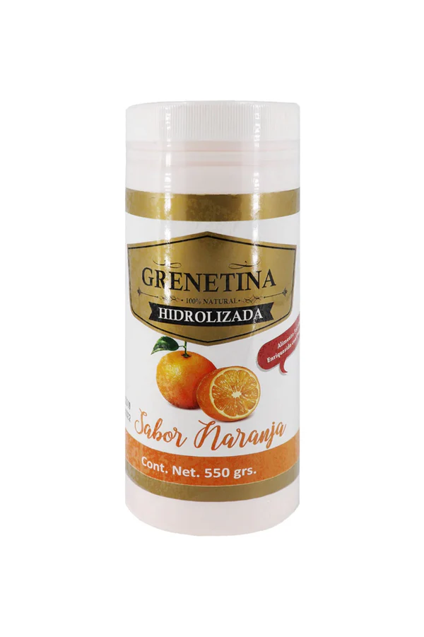GRENETINA HIDROLIZADA SABOR NARANJA 500 GRS