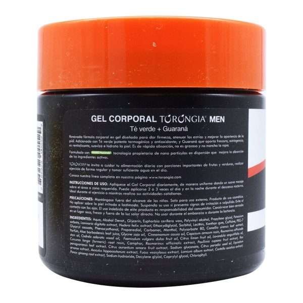 Gel corporal te verde y guarana torongia 475 g