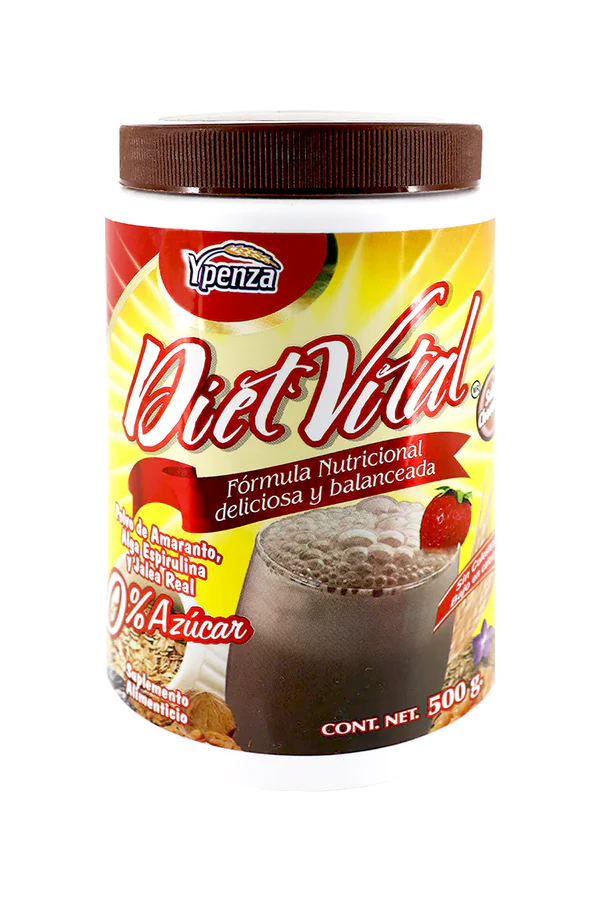 MALTEADA DIET VITAL POLVO 500 GR. O% AZUCAR CHOCOLATE