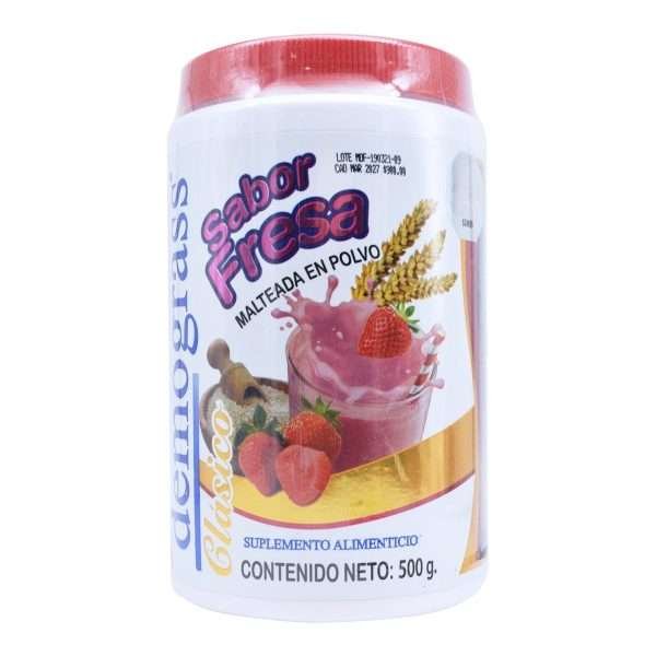 Malteada Demograss Fresa 500 Gramos