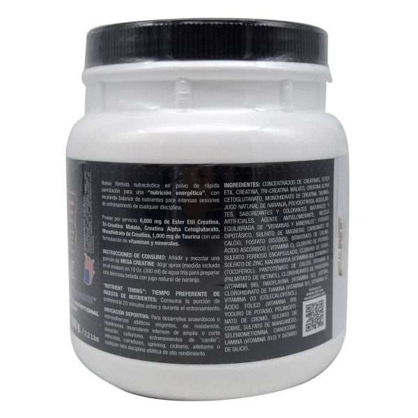 Mega creatina F&NT naranja 1 kg