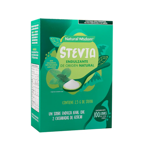 NAREVIA STEVIA ENDULZANTE NATURAL C/100 SOBS