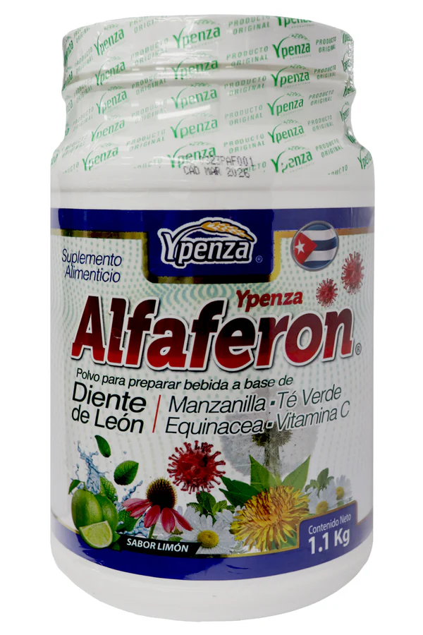 POLVO ALFAFERON, DIENTE DE LEON, MANZANILLA, TE VERDE, EQUINACEA Y VIT
