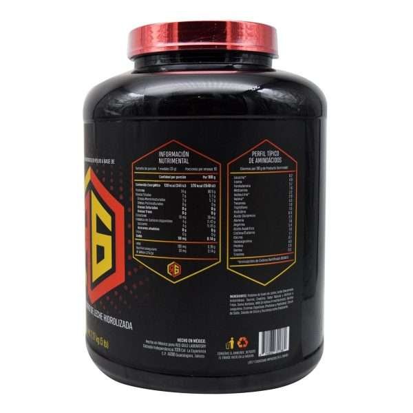 RED GOLD Proteina de suero de leche helado de fresa 5 lb