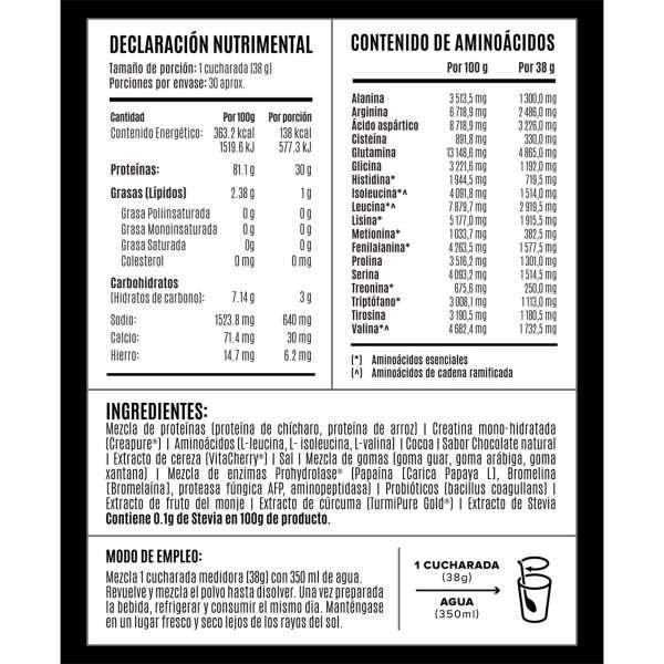 BIRDMAN Proteina vegetal chocolate bronce 1.140 kg