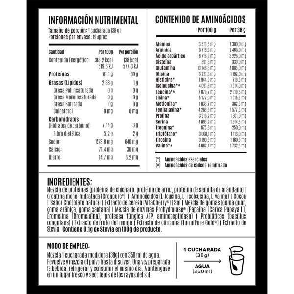 BIRDMAN Proteina vegetal chocolate bronce 722 gr