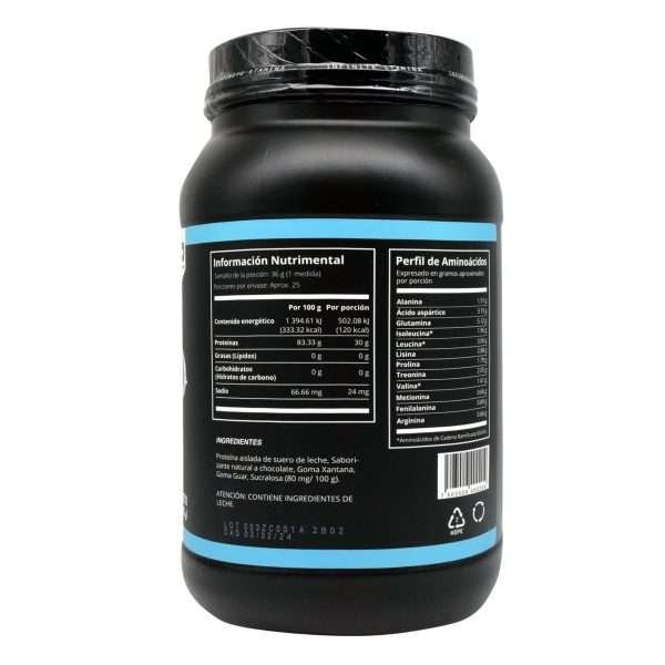 Proteina zero carbs sabor chocolate 2lb