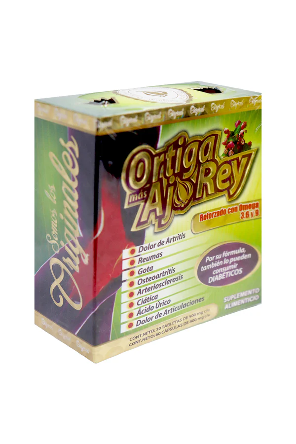 RTIGA + AJO REY REFORZADO CON OMEGA 3,6 Y 9 30 TBS Y 60 CAPS