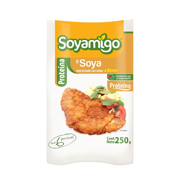 SOYAMIGO ALIMENTO DE SOYA SABOR BISTEC-MILANESA 250GR