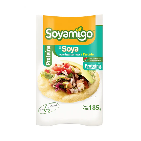 SOYAMIGO ALIMENTO DE SOYA SABOR PESCADO 185GR.