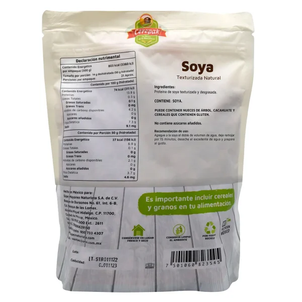 Soya Texturizada 300 GRS.