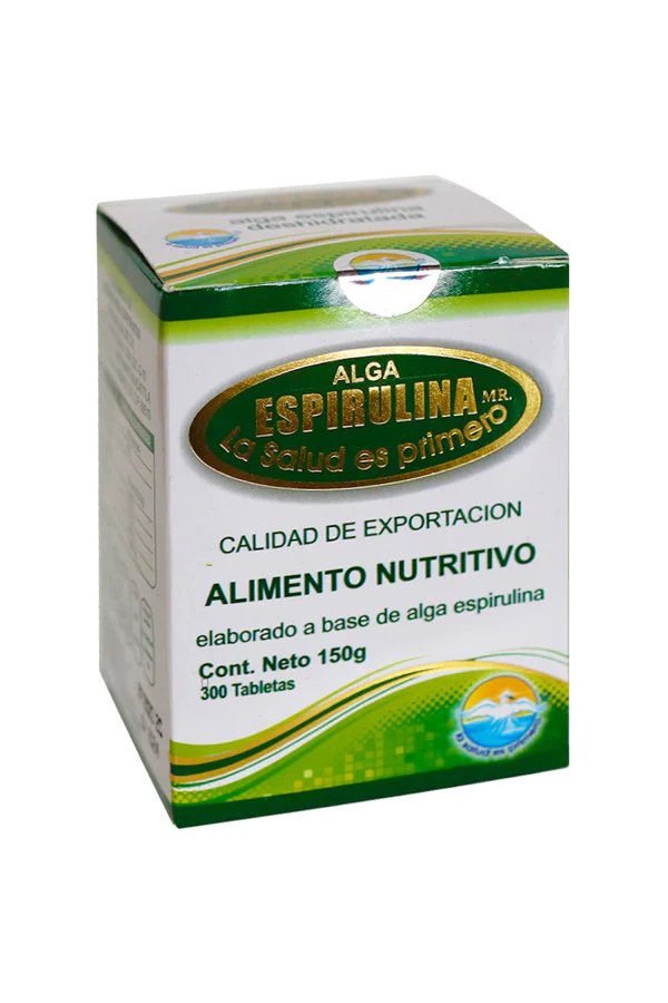 TBS. ALGA ESPIRULINA C/300