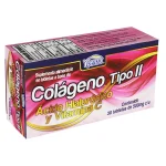 TBS. COLAGENO TIPO II, ACIDO HIALURONICO Y VIT C C/30 500 MG  1X120