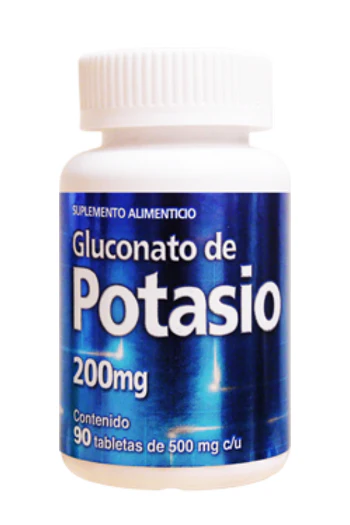 TBS. GLUCONATO DE POTASIO C/90