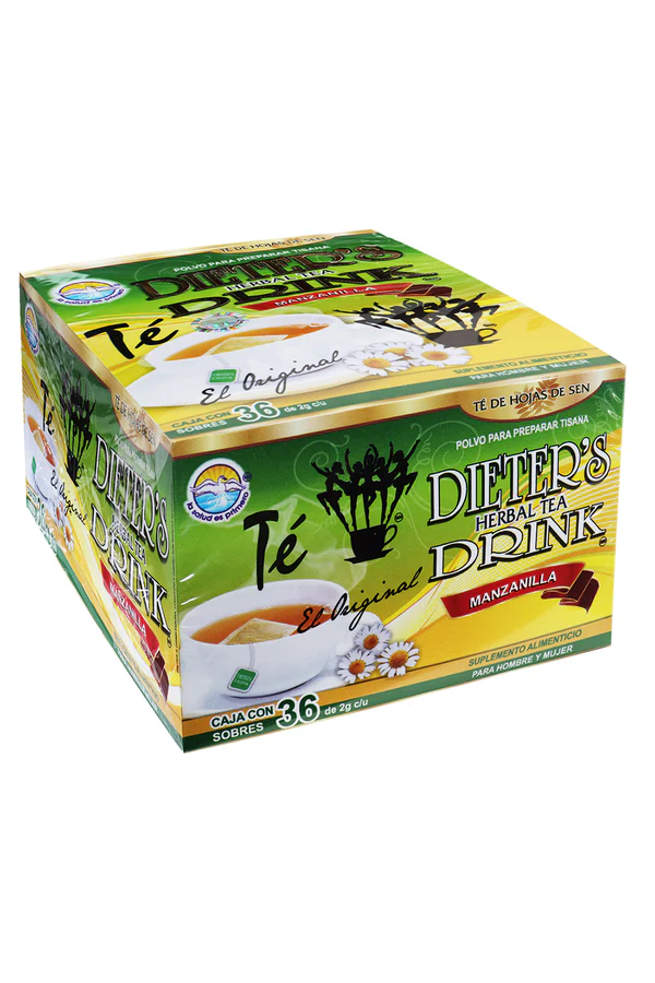 TE DIETERS HERBAL TEA DRINK CON MANZANILLA C/36 SOBS