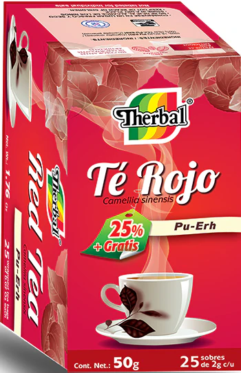 TÉ ROJO C/25 SOB. 40GR