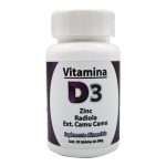 Vitamina D3 Y Zinc 500 Mg 30 Tab