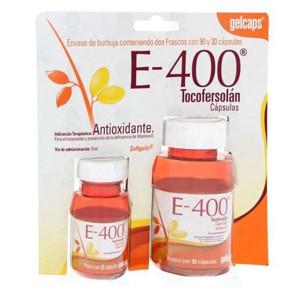 Vitamina E 400 Duo Gelcaps 90 Y 30 Cap
