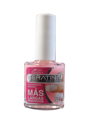 BARNIZ DE KERATINA PARA UÑAS 15 ML