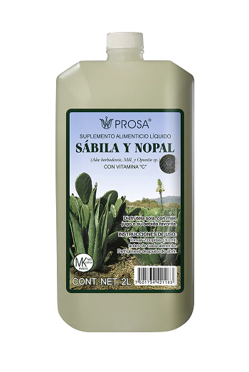 BEBIDA DE SABILA Y NOPAL 2 LT