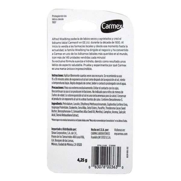 Balsamo Labial 4.25 G (Paquete 12)