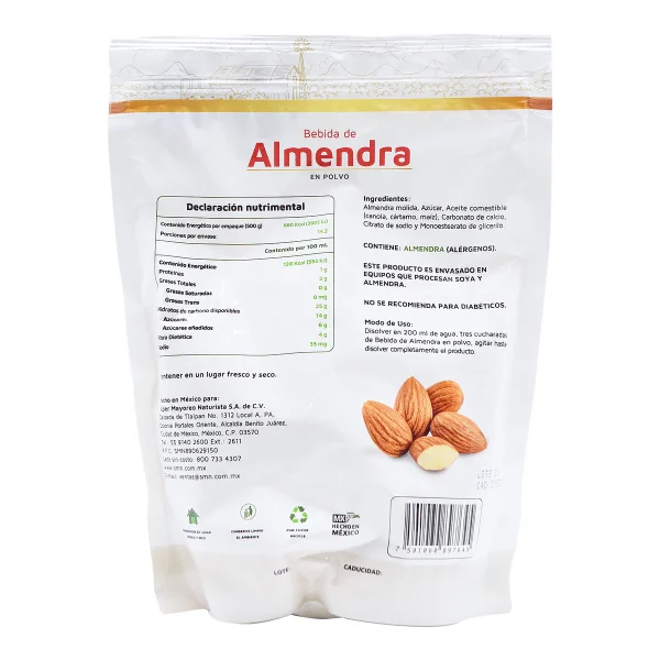 Bebida De Almendra 500 G Cerepak
