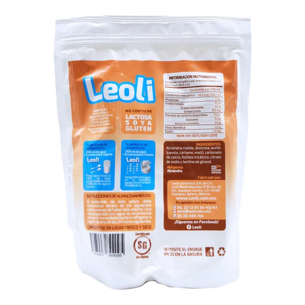 Bebida De Almendra 500 G Leoli