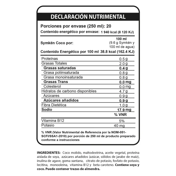 Bebida De Coco 480 G
