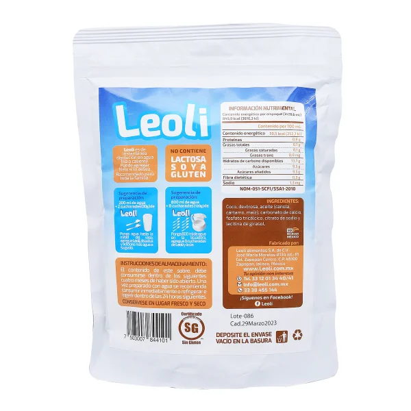 Bebida De Coco 500 G Leoli
