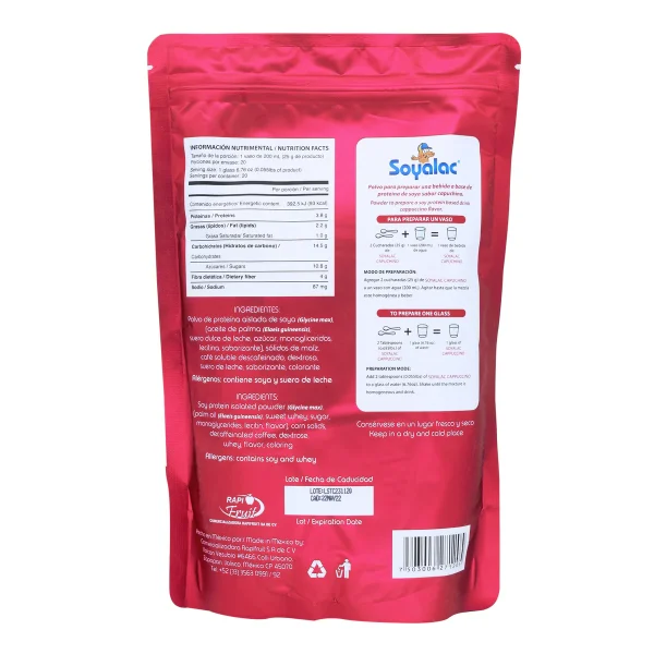 Bebida De Soya Capuchino 500 G