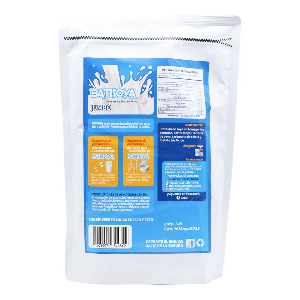 Bebida De Soya Natural 1 Kg