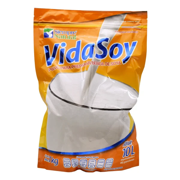 Bebida De Soya Natural 1 Kg Vida Soya