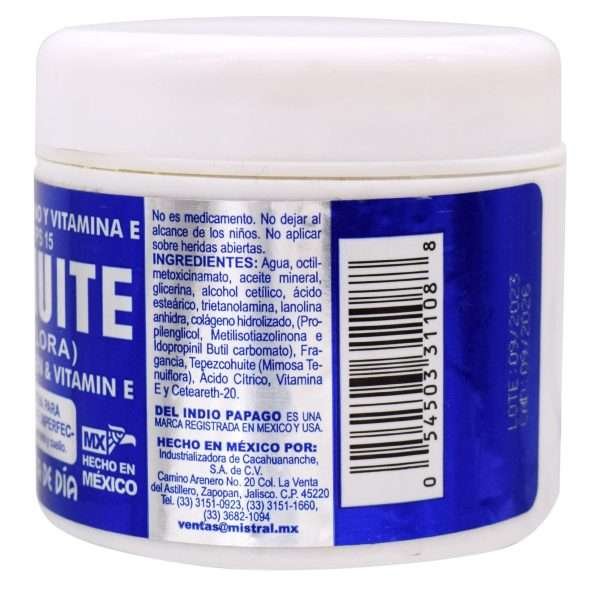 Crema Facial Tepezcohuite Dia 120 G