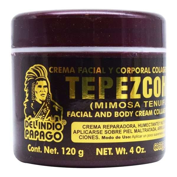 Crema Facial Y Corporal Tepezcohuite 120 G
