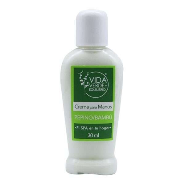 Crema Para Manos Bambu Pepino 30 Ml