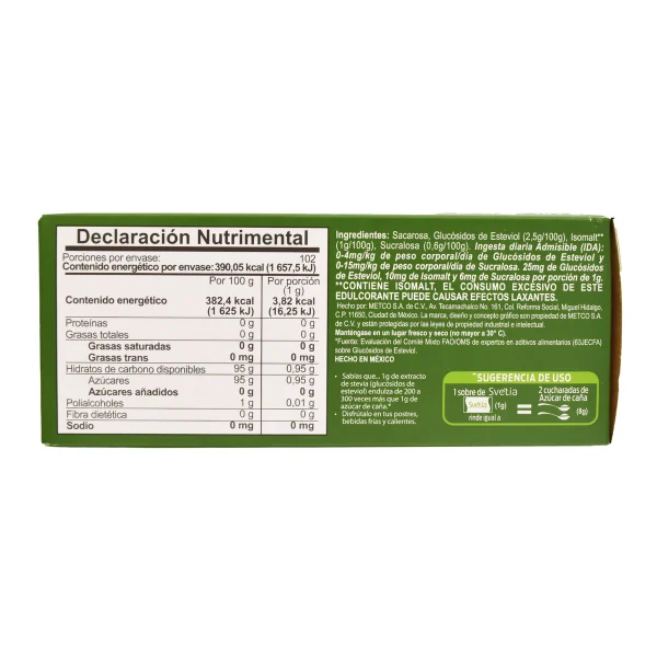 Endulzante Stevia 102 Sob