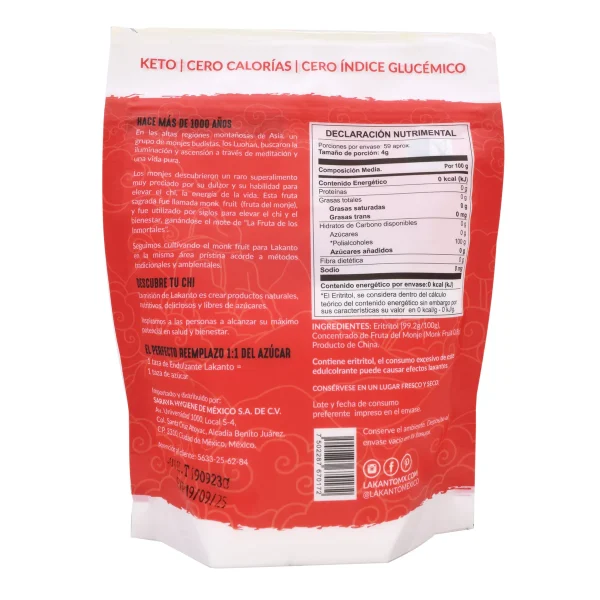 Fruto Del Monje Eritritol Classic 235 G