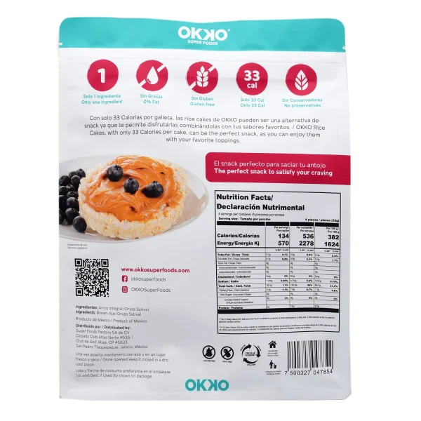 Galleta De Arroz Integral 140 G